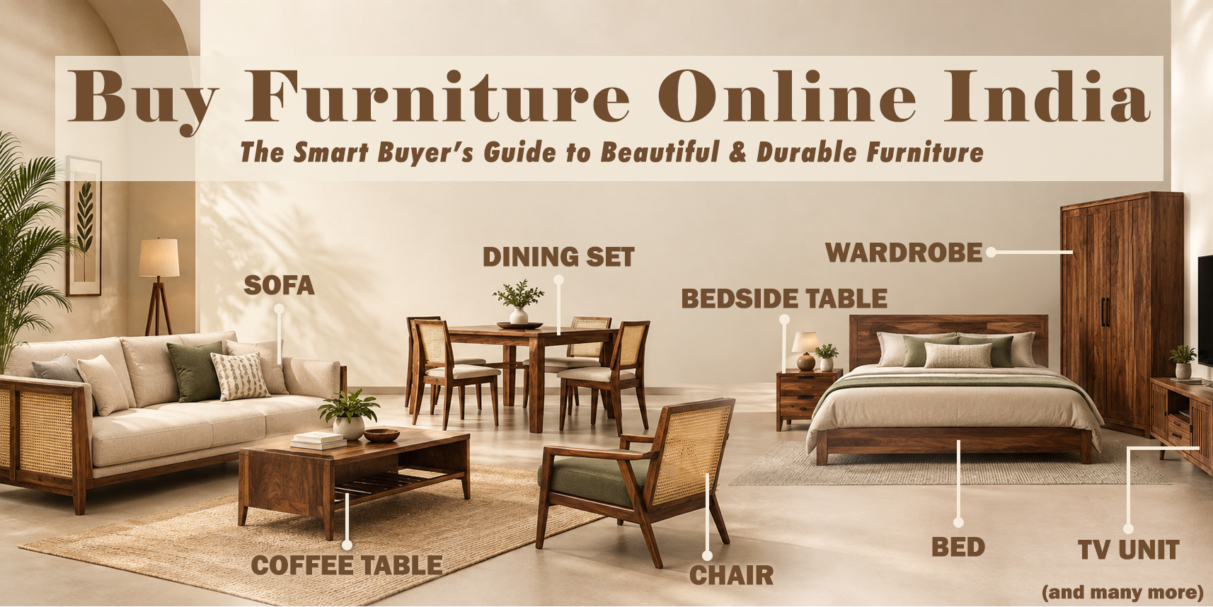 Buy Furniture Online India: The Smart Buyer’s Guide to Beautiful & Durable Furniture 